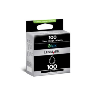 Lexmark 100 Ink Cartridge, Black Single Pack, 14N0820E Lexmark 100 Ink Cartridge, Black Single Pack, 14N0820E